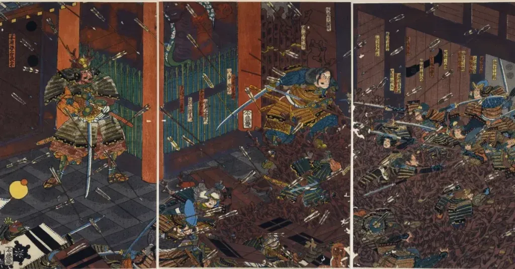 Akamatsu Norisuke and Ashikaga Takauji among imperial troops against the Hôjô