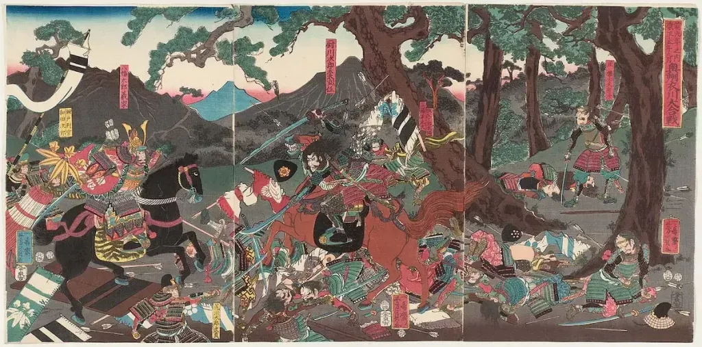 A fierce battle at Kuriyagawa